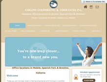 Tablet Screenshot of collinscounseling.org
